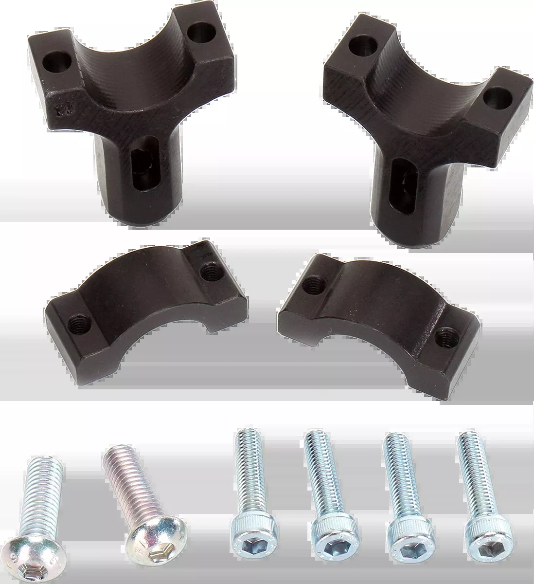 1-1/8" Mount Clamps for Aluminum Handguards - Black