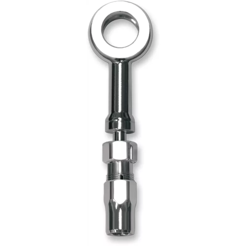 10 mm 180° chrome banjo w/ stainless fittings