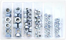 Bolt - Nylon Locking Nut Assortment 100 Piece Kit - SV-NYLOCK