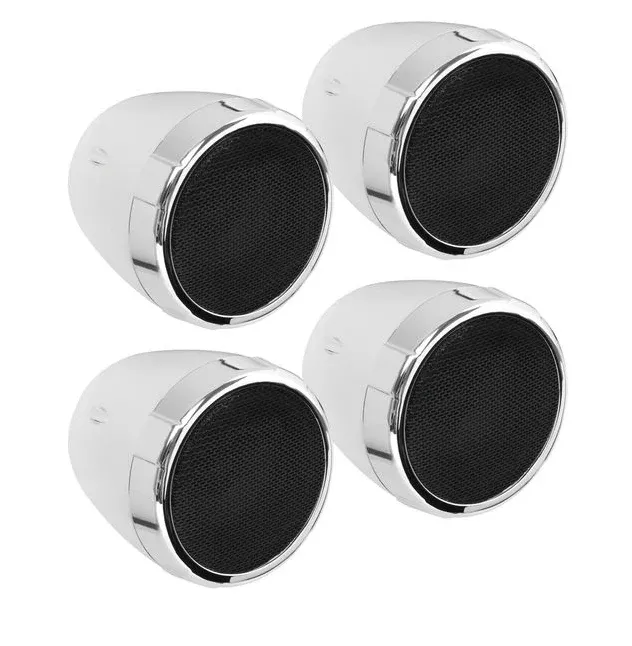 Boss Audio Systems 1000-Watt Built-In Amp Bluetooth 3 Inch Speaker Kit with Volume Control - Chrome