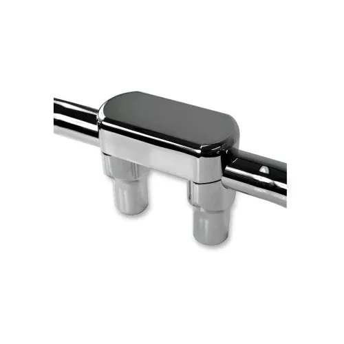LA CHOPPERS THREE PIECE RISER KIT 1.25" MOUNT 3" RISE CHROME HD