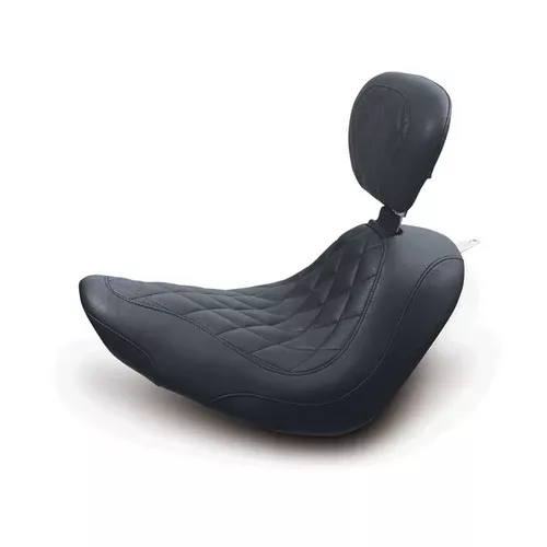 Mustang Wide Tripper Solo Seat with Backrest