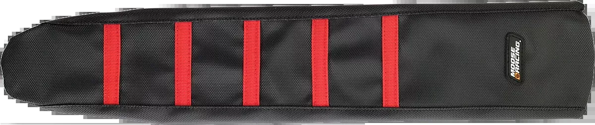 Ribbed Seat Cover - Black Cover/Red Ribs - Honda CRF250 '04-'09